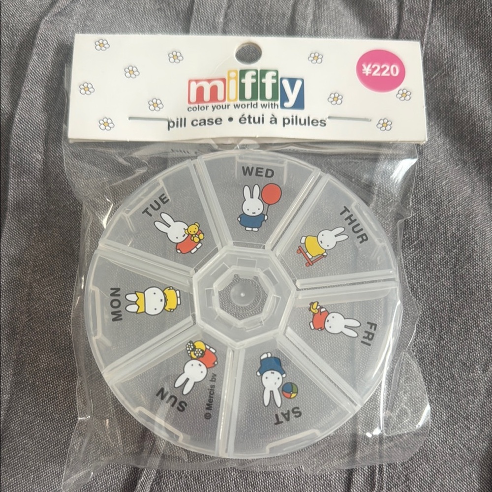Miffy Weekly Pill Case